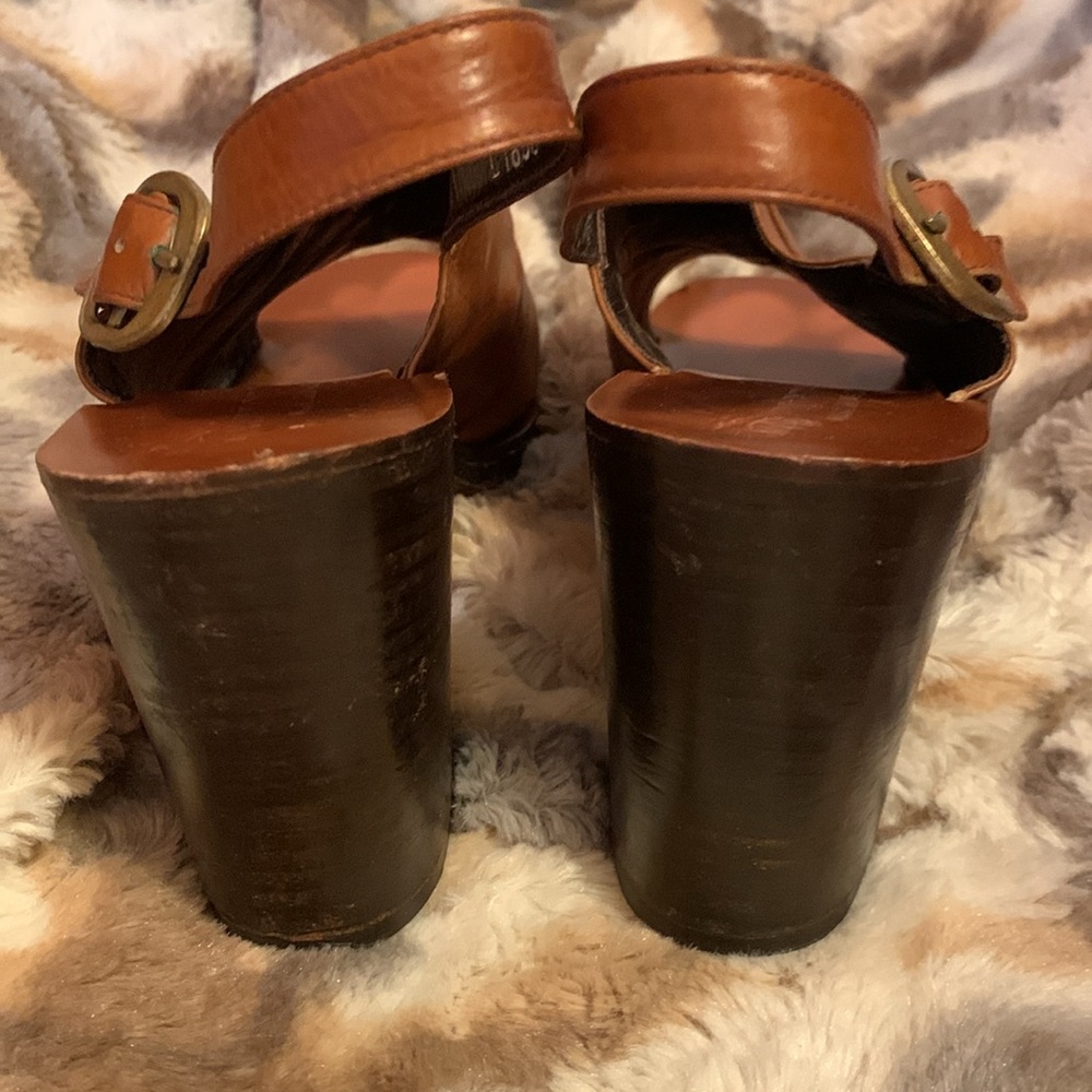 MARTINI OSVALDO Leather Heels / Sandals — 6.5 - Picture 8 of 12